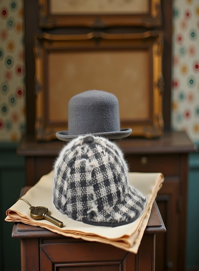 Jizlan 1 Pc 1/12 Miniature Hat Dollhouse Decoration Accessories Dollhouse Accessories - Image 4